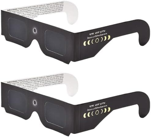 Lot de 4 lunettes éclipse - norme ISO 12312-2