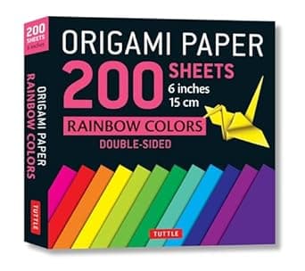 Lot de 200 feuilles origami 