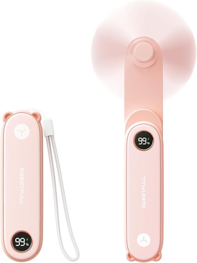 Mini ventilateur portable avec écran LED SWEETFUL