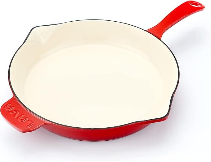 Poêle à frire ronde en fonte émaillée