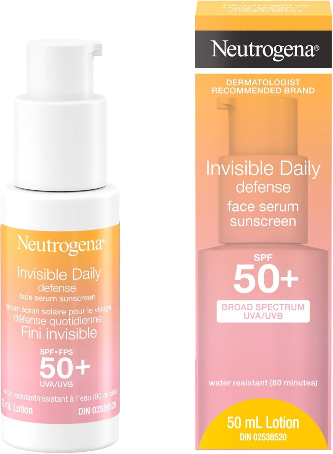 Sérum écran solaire pour le visage de Neutrogena