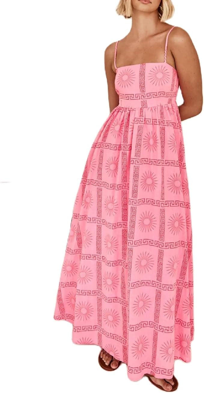 Robe longue - Imprimé Soleil