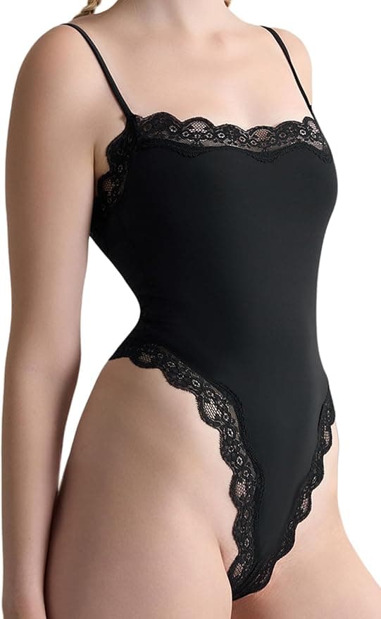 Body string sans manches à col carré Ausing