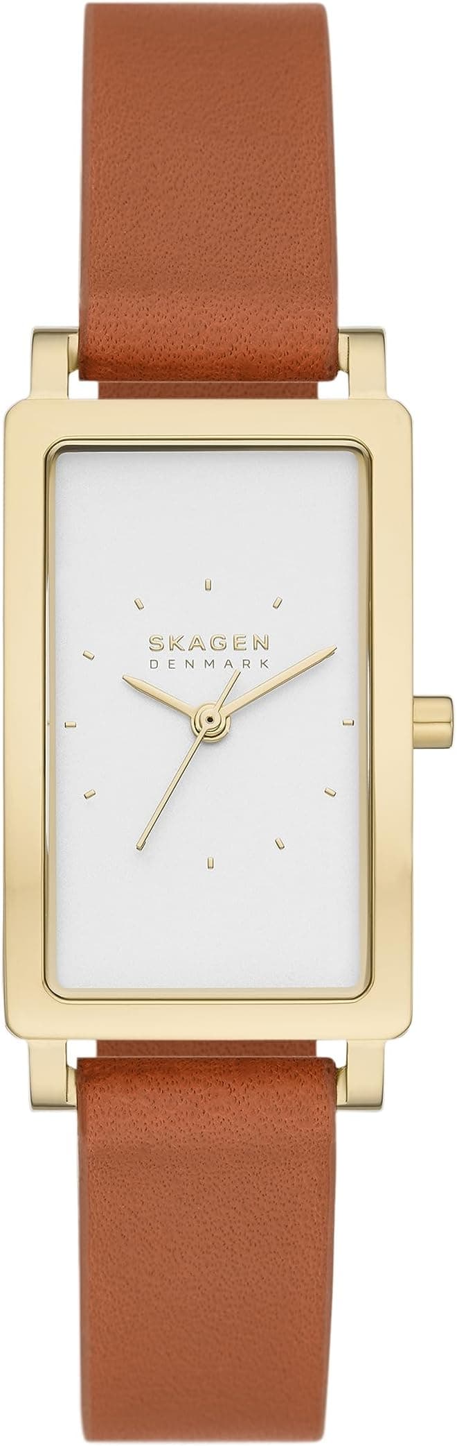 Montre rectangulaire, Skagen Hagen via Amazon