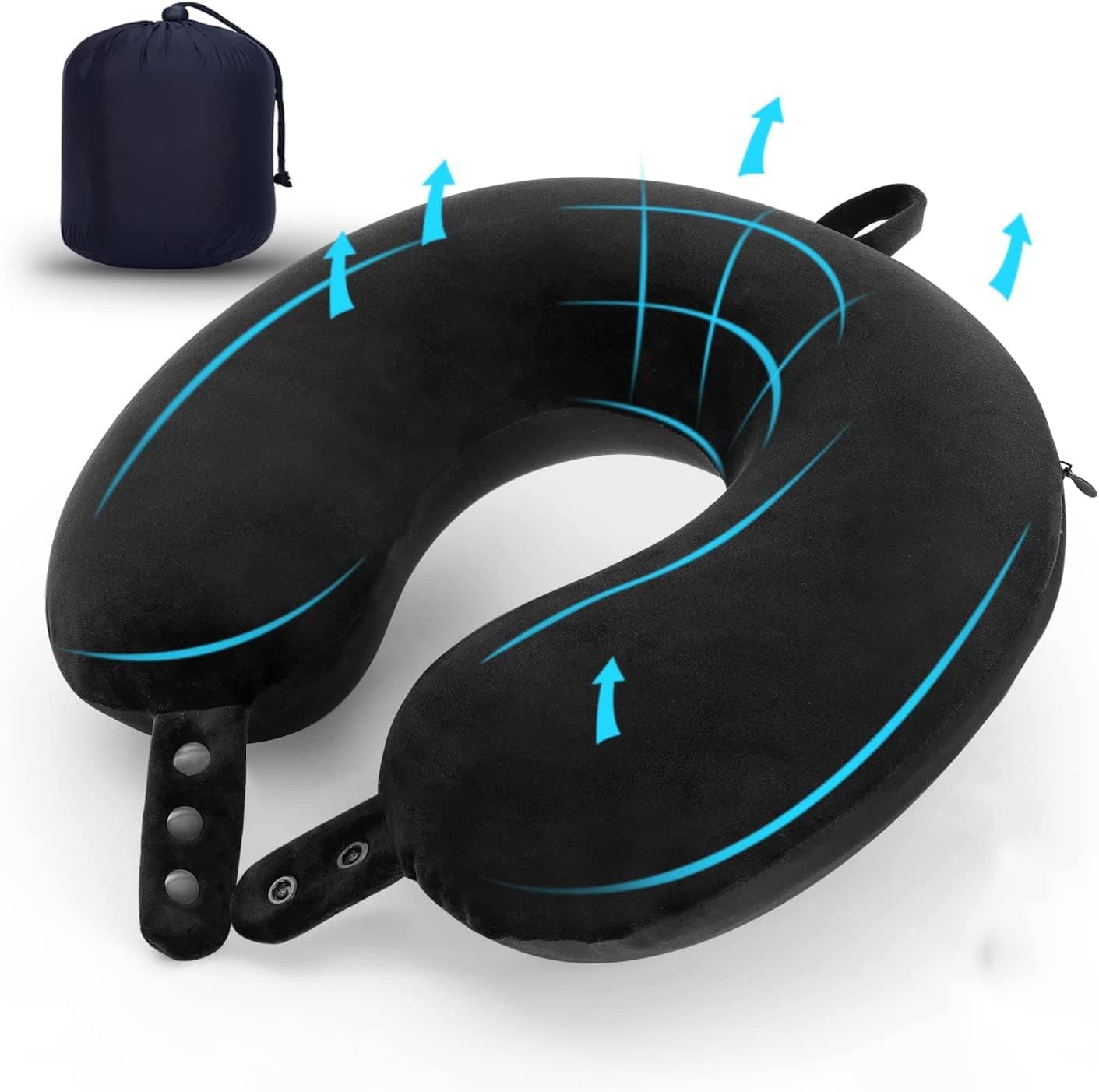 Oreiller de voyage en mousse à mémoire