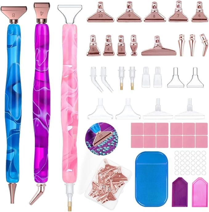 Lot de 45 stylos de peinture diamant