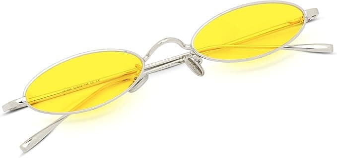 Lunettes de soleil ovales rétro
