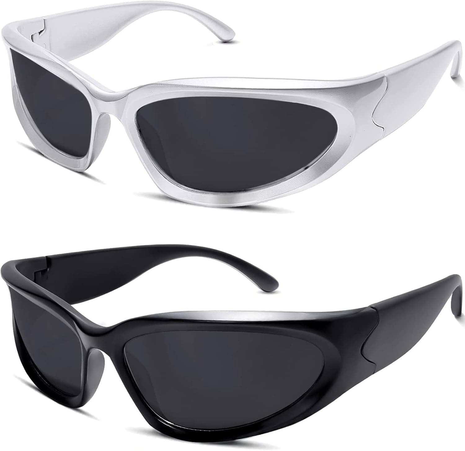 Lot de 2 paires de lunettes polarisées rétro