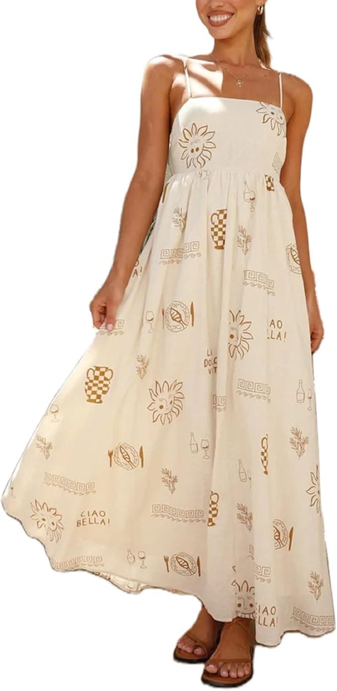 Robe longue - Imprimé Graffiti 