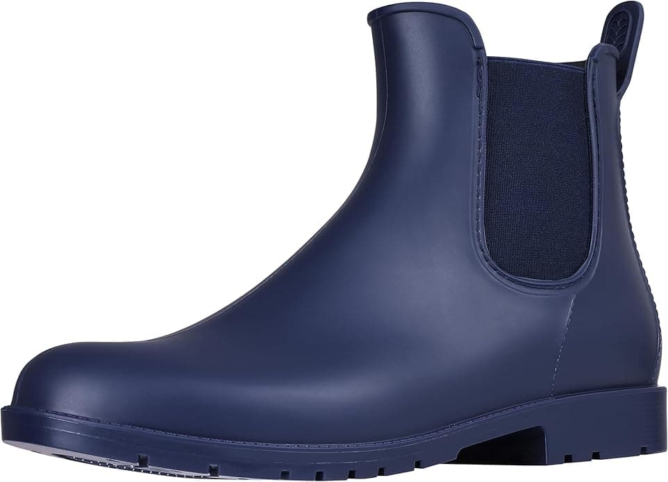 Bottines de pluie Chelsea bleu marine