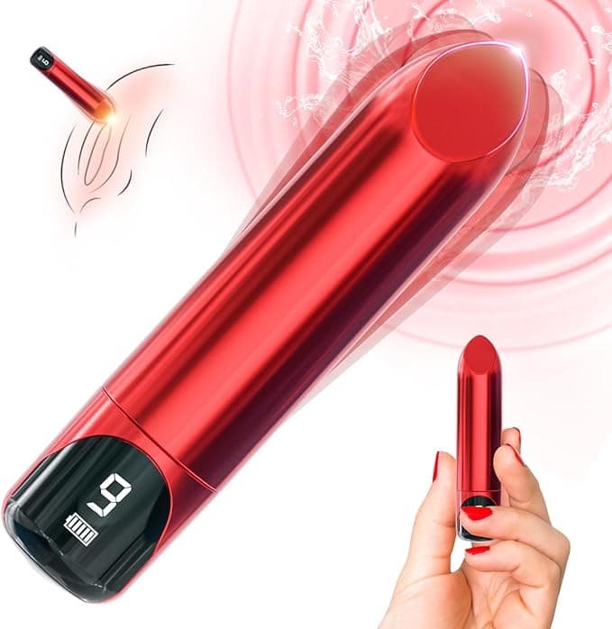 Mini vibromasseur de précision rouge à lèvres