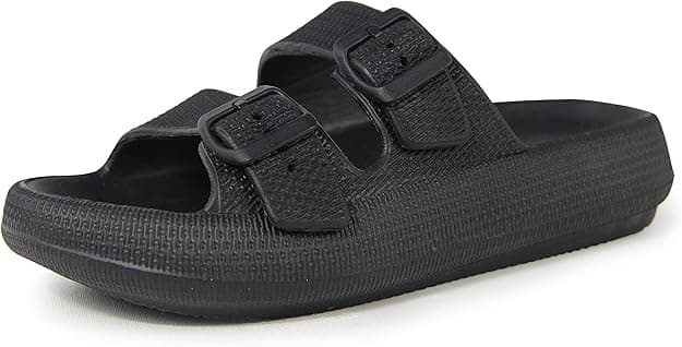 Sandales rembourrées avec boucles réglables