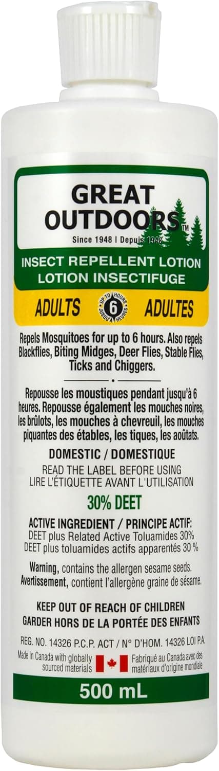  Lotion anti-insectes, 500 ml, Great Outdoors 