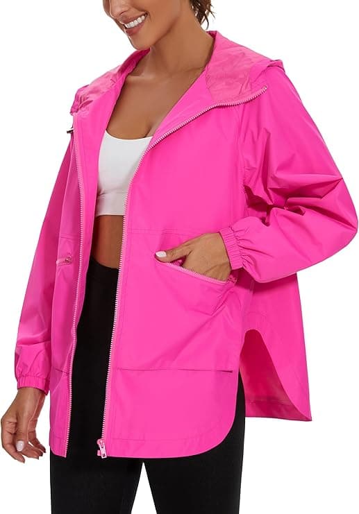Veste de pluie légère sur Amazon