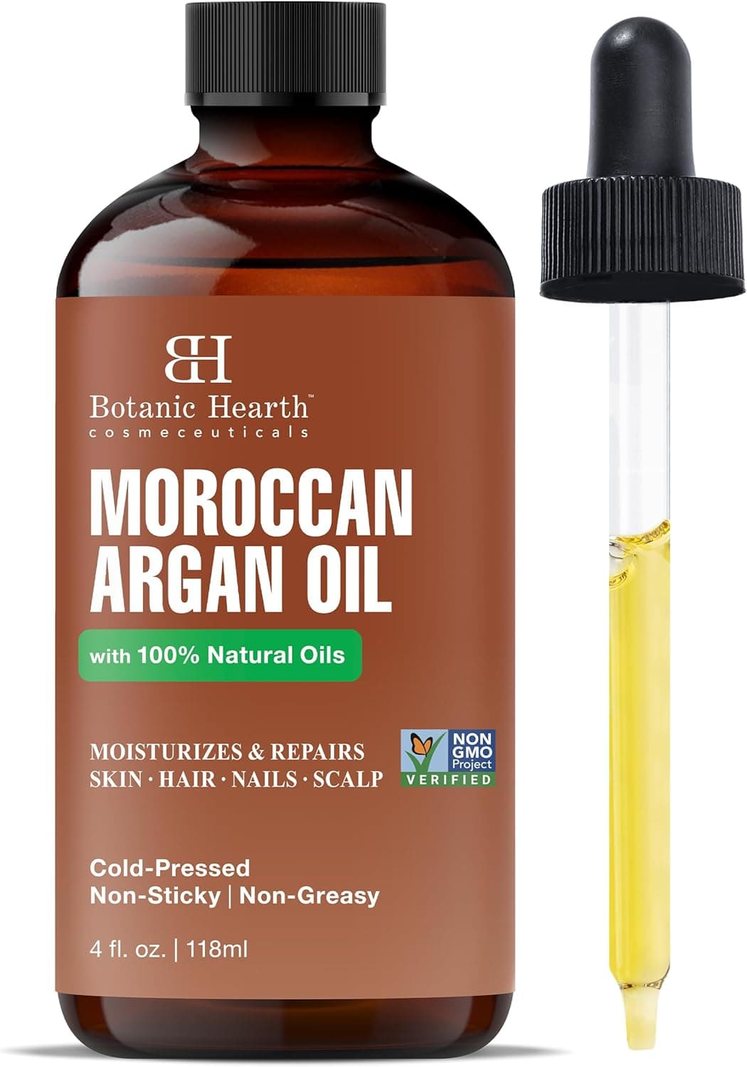 Huile d'argan pour les cheveux Botanic Hearth 