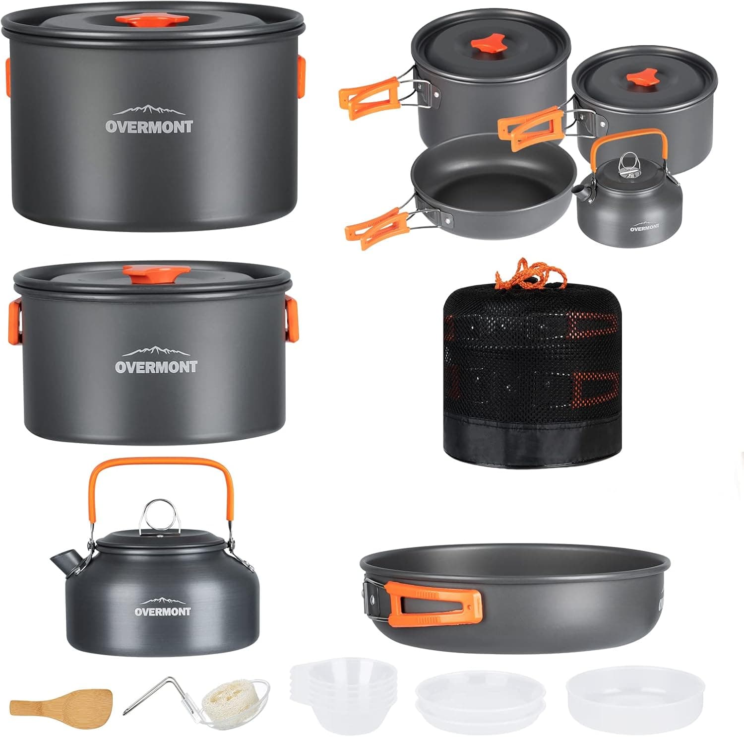 Batterie de cuisine de camping Overmont
