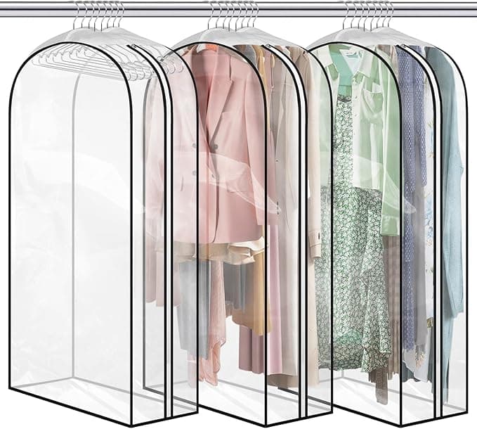 Sacs transparents à soufflet