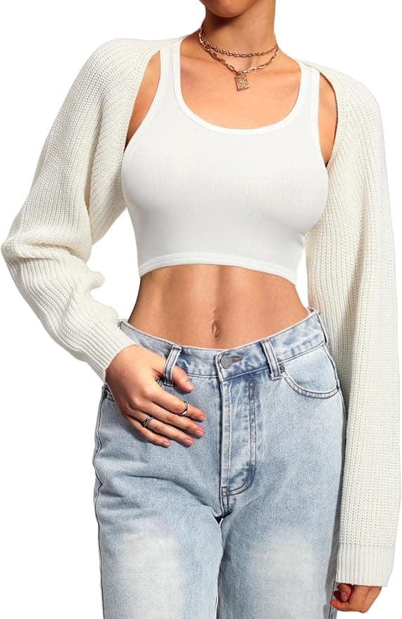 Le boléro en tricot sur Amazon