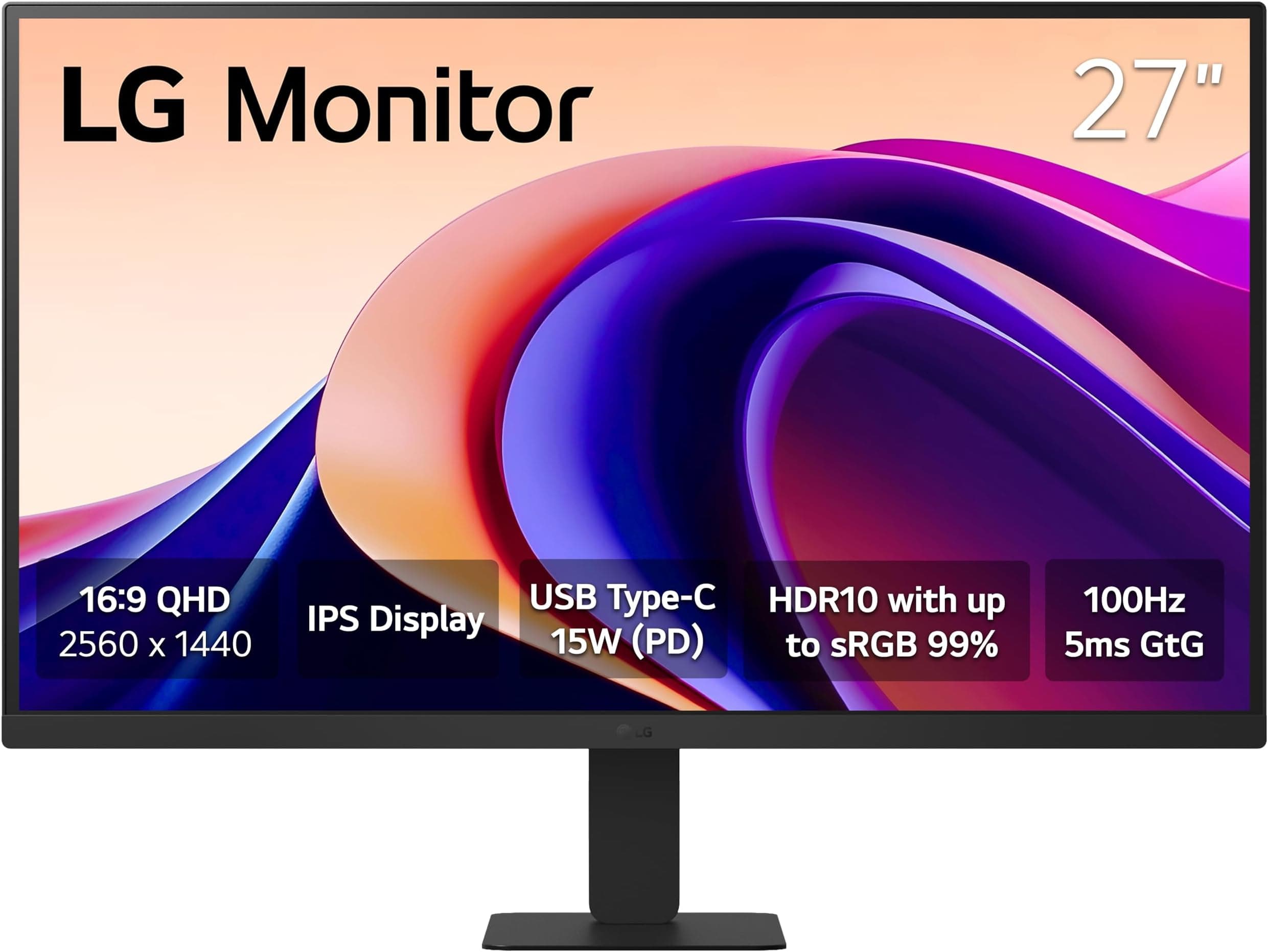 LG Moniteur IPS 27U631A-B QHD