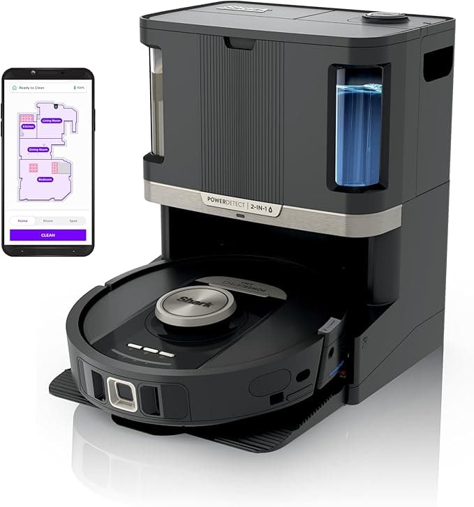 Shark PowerDetect Aspirateur robot 2 en 1