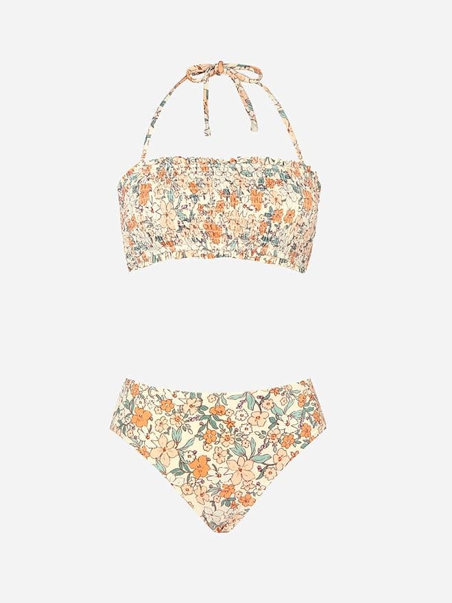 Maillot de bain deux pièces à nouer dans le dos, Amazon