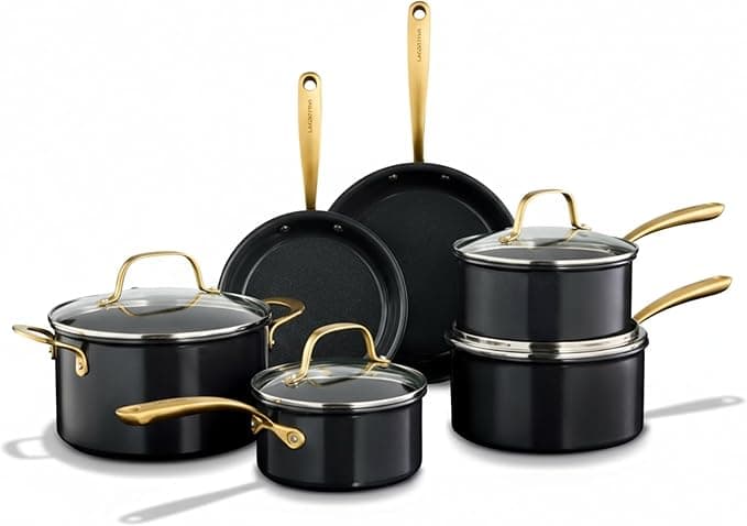 Batterie de cuisine en céramique Lagostina Eleganza (10 pièces)