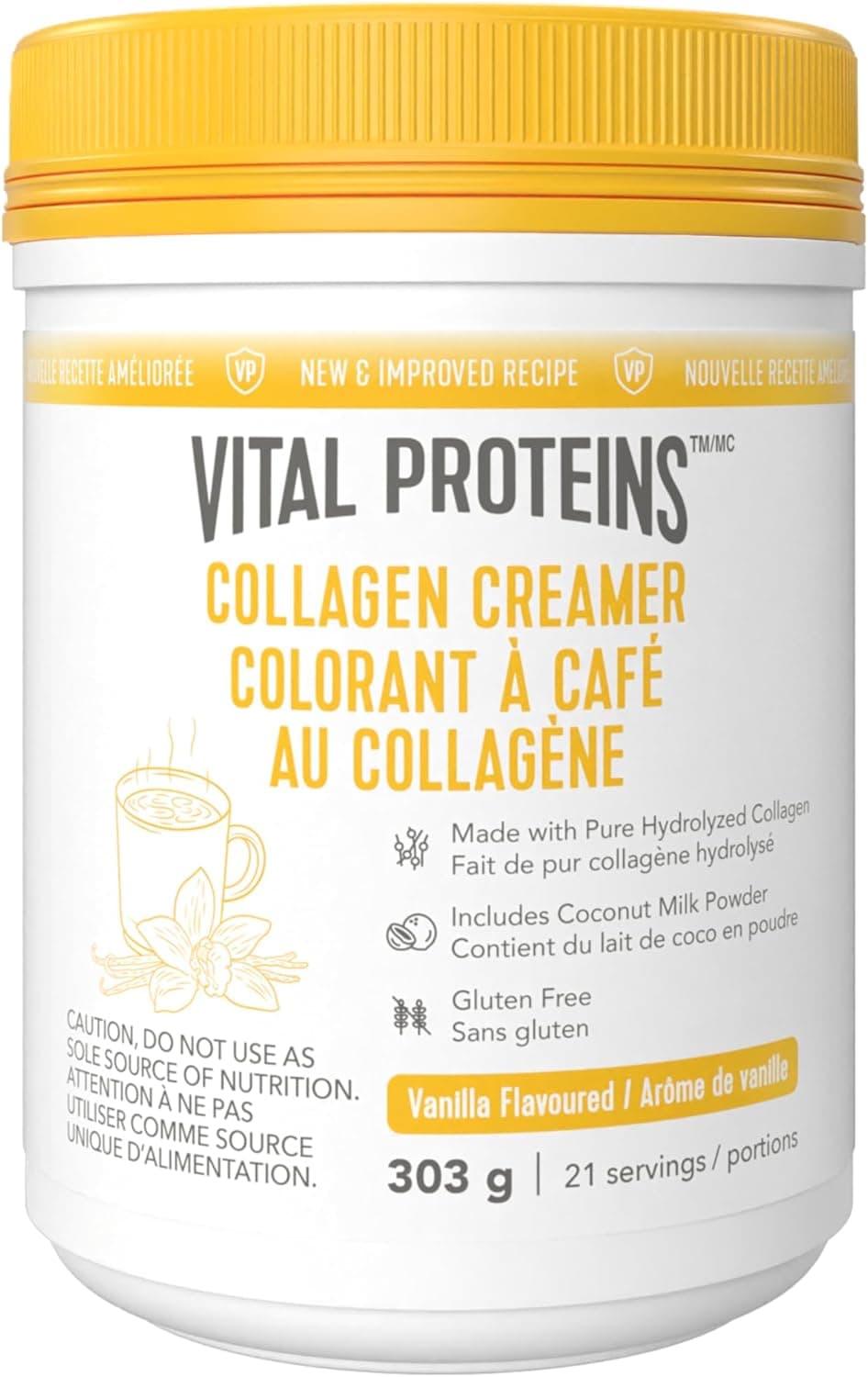 Colorant à café au collagène