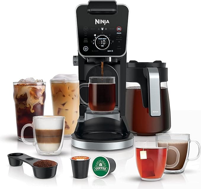 Ninja CFP301C - Machine café Pod + filtre 12 tasses