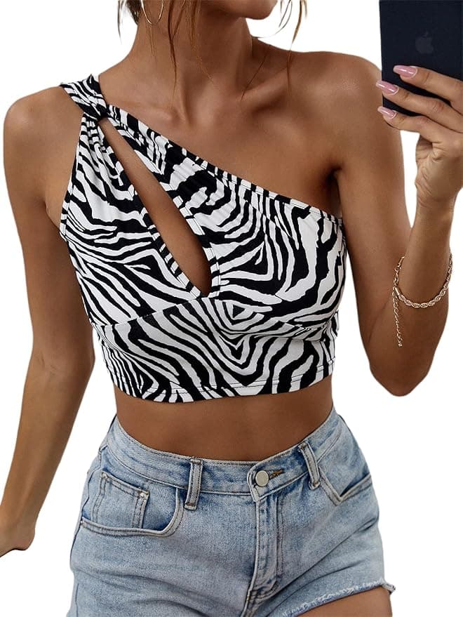 Débardeur court sans manches - Amazon