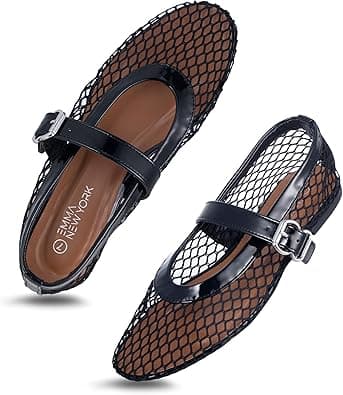 Ballerines plates en maille - Amazon