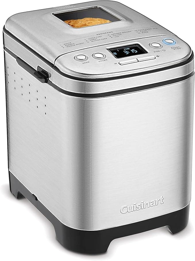 Cuisinart CBK-110C Machine à pain automatique compacte en acier inoxydable Argenté