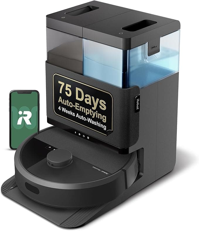 Roomba Plus 405 (G185) Combo Robot aspirateur et balai à franges