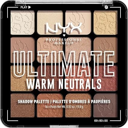 Palette d’ombres à paupières Ultimate Warm Neutrals de NYX