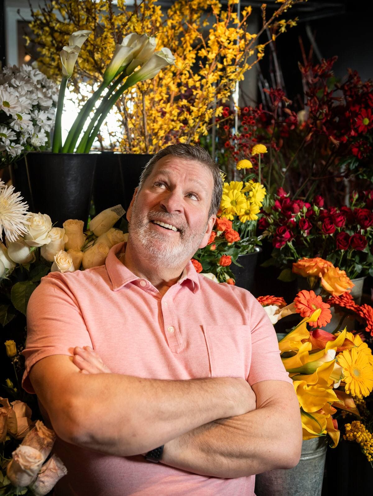 Pour Mario Jean, certaines fleurs, comme les oiseaux du paradis, représentent le bonheur. «Ça me fait penser à Hawaï.»