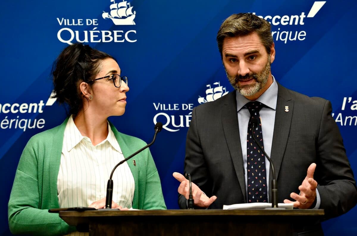 Bianca Dussault et Jean-François Gosselin, les deux ex-élus de Québec 21