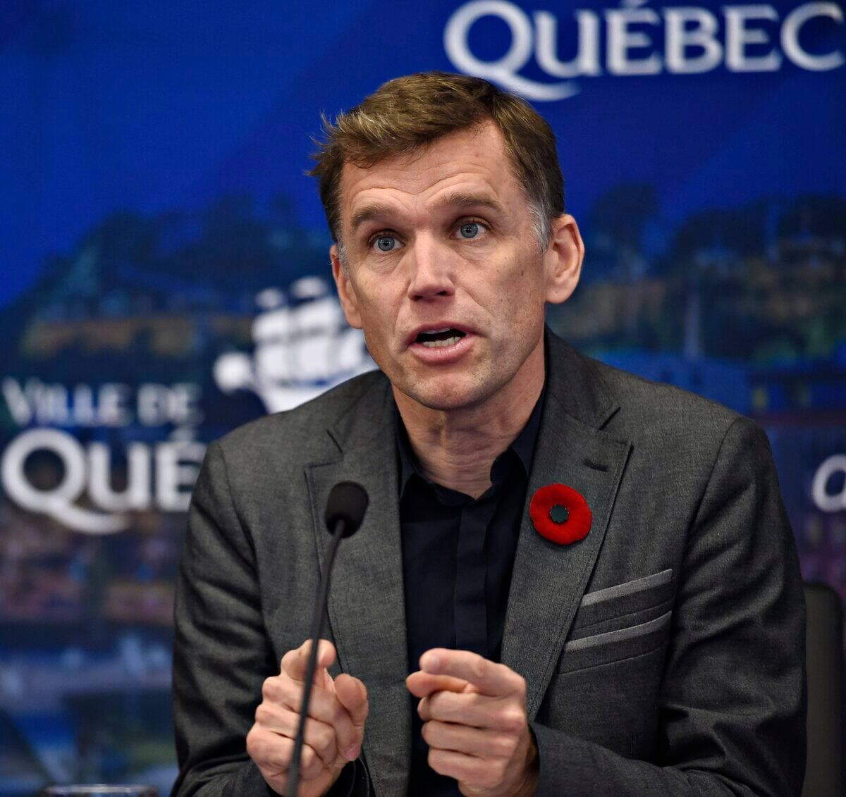 Bruno Marchand.
Maire de Québec