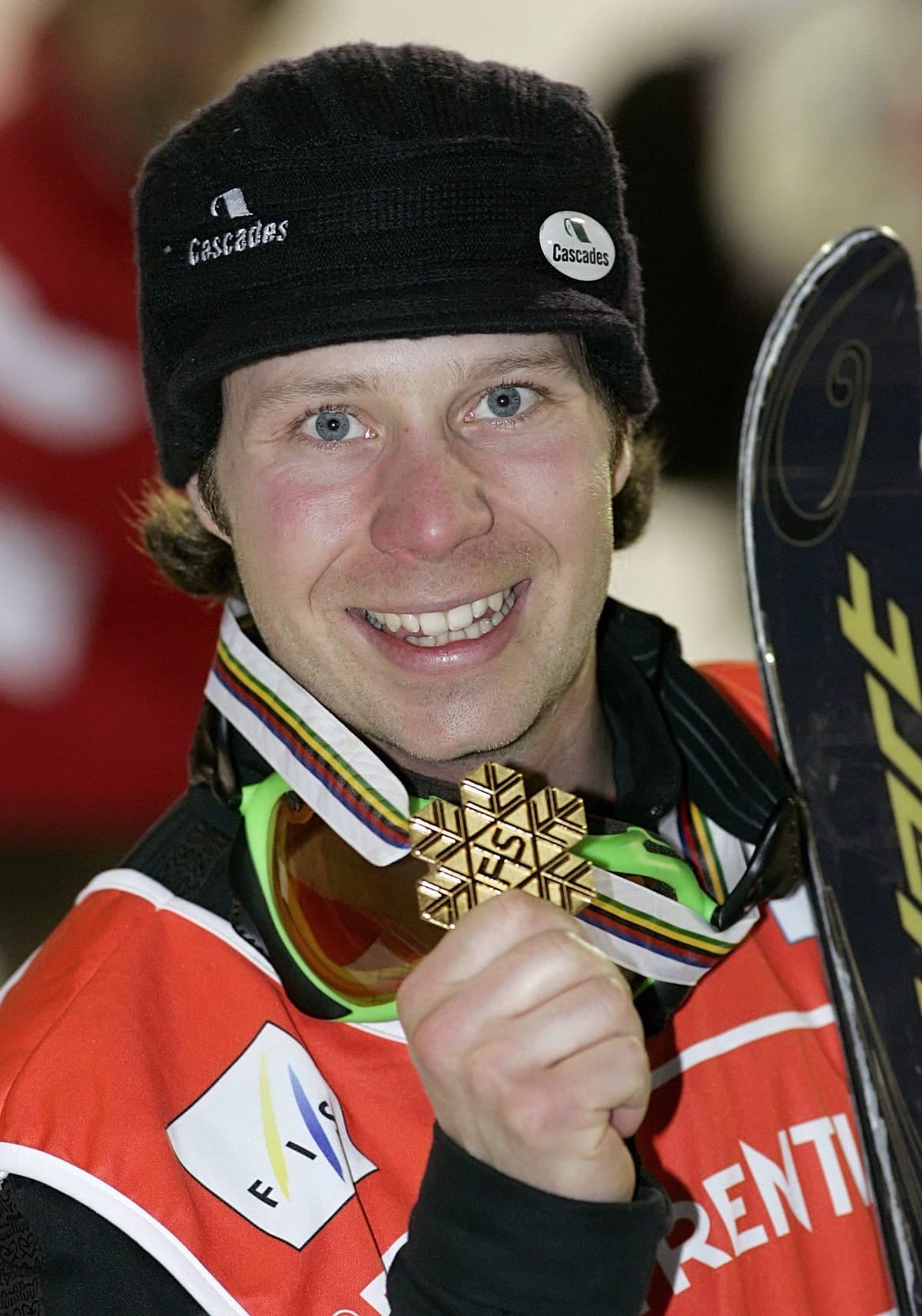 Pierre-Alexandre Rousseau, champion du monde en 2007, à Madonna Di Campiglio.