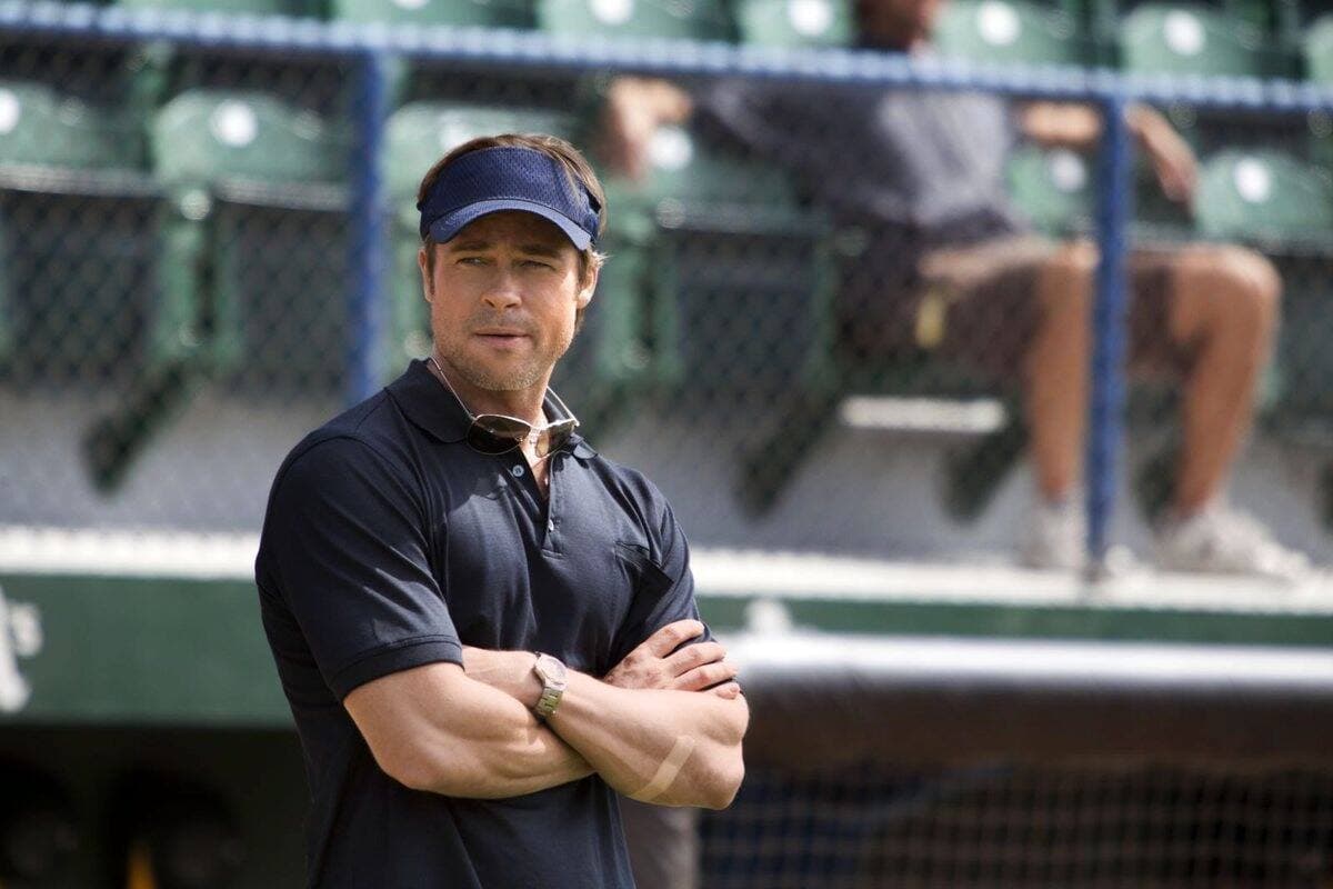 Brad Pitt dans le rôle de Billy Beane dans Moneyball