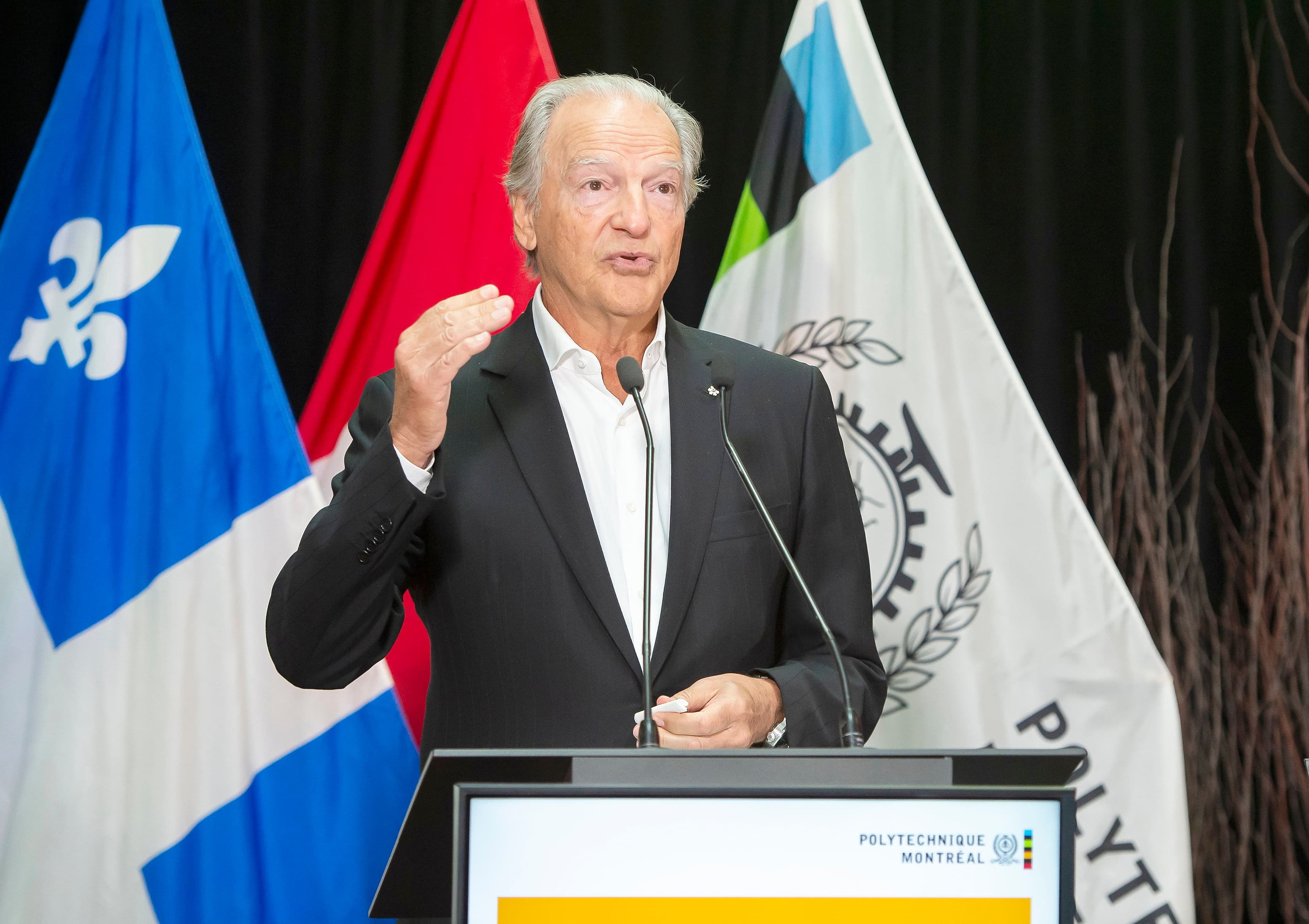 En marge de son don de 50 millions $ à Polytechnique Montréal, l'homme d'affaires Pierre Lassonde n'a pas mâché ses mots à l'endroit du président Donald Trump.