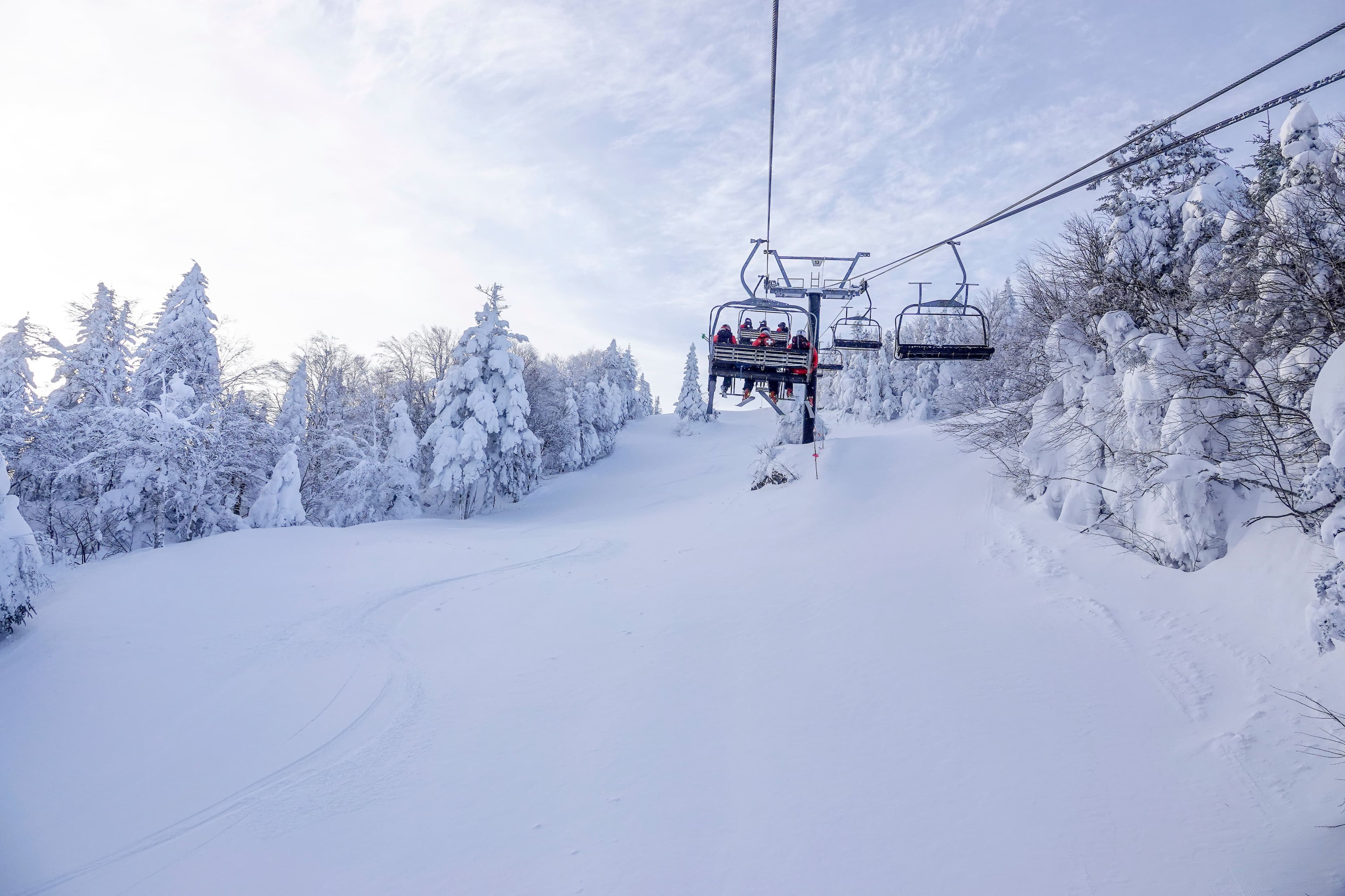 Le Mont Sutton, le 9 février 2025.