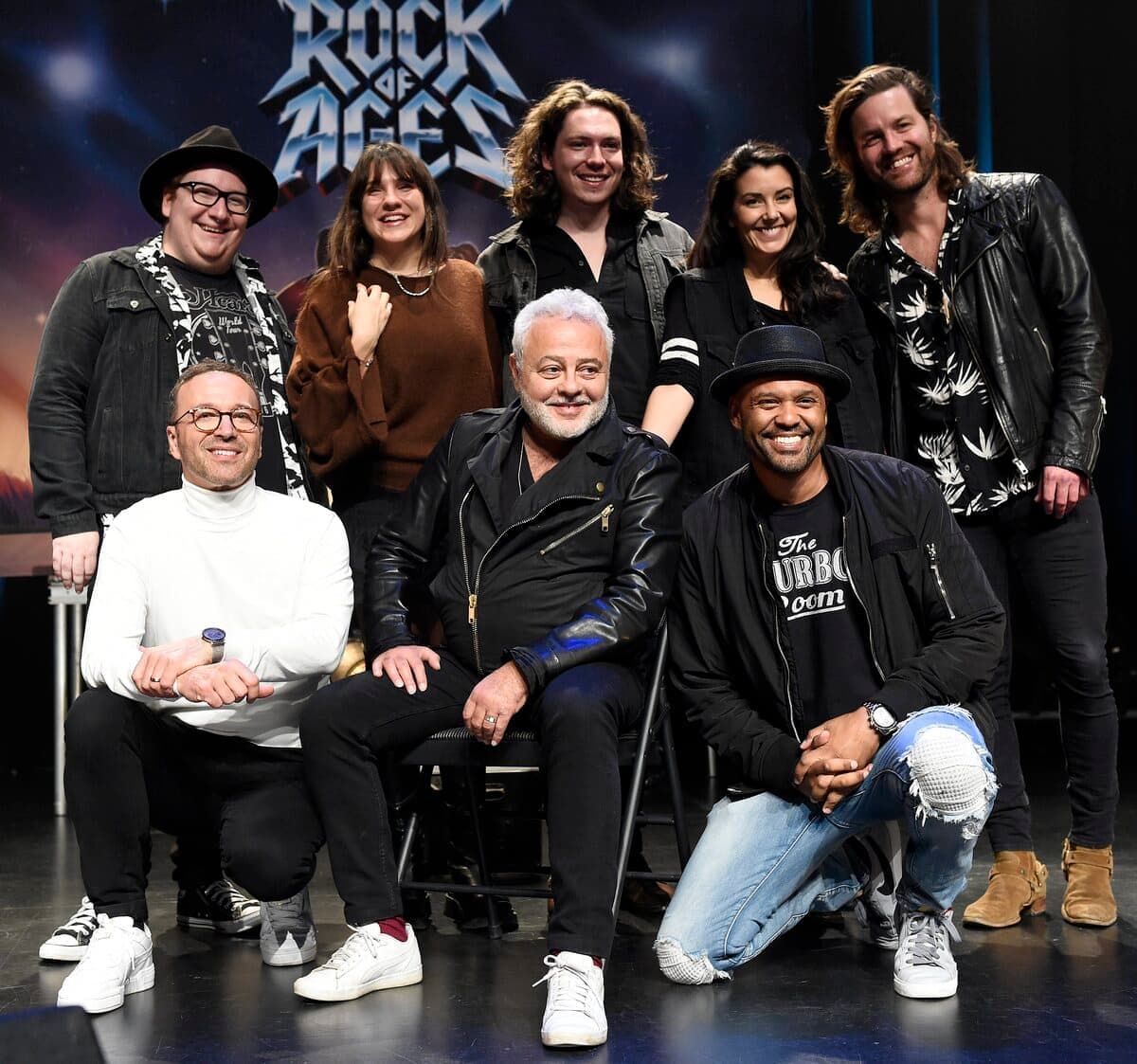 Tommy Joubert, Lunou Zucchini, Jordan Donoghue, Joëlle Lanctôt, Rémi Chassé, Manuel Tadros et Steve Bolton, chorégraphe.