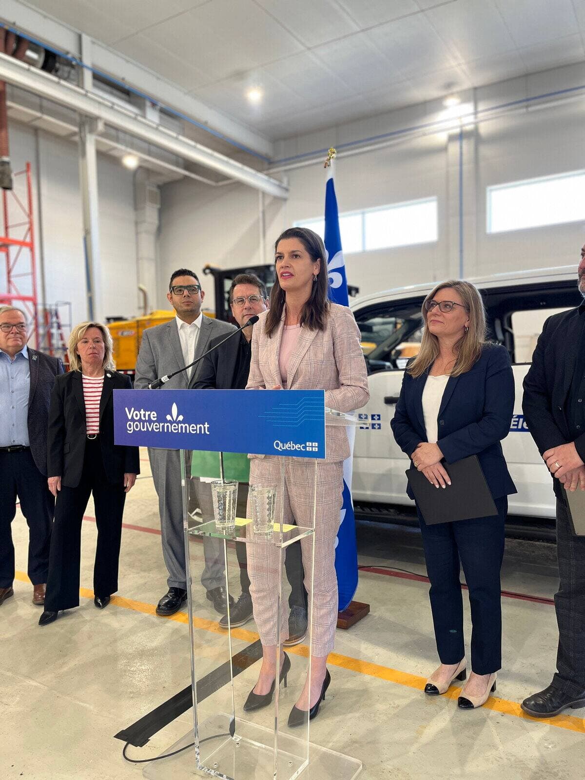 Geneviève Guilbault, vice-première ministre et ministre des Transports et de la Mobilité durable.

Photo Catherine Bouchard.
Déposée le 28 avril 2025.