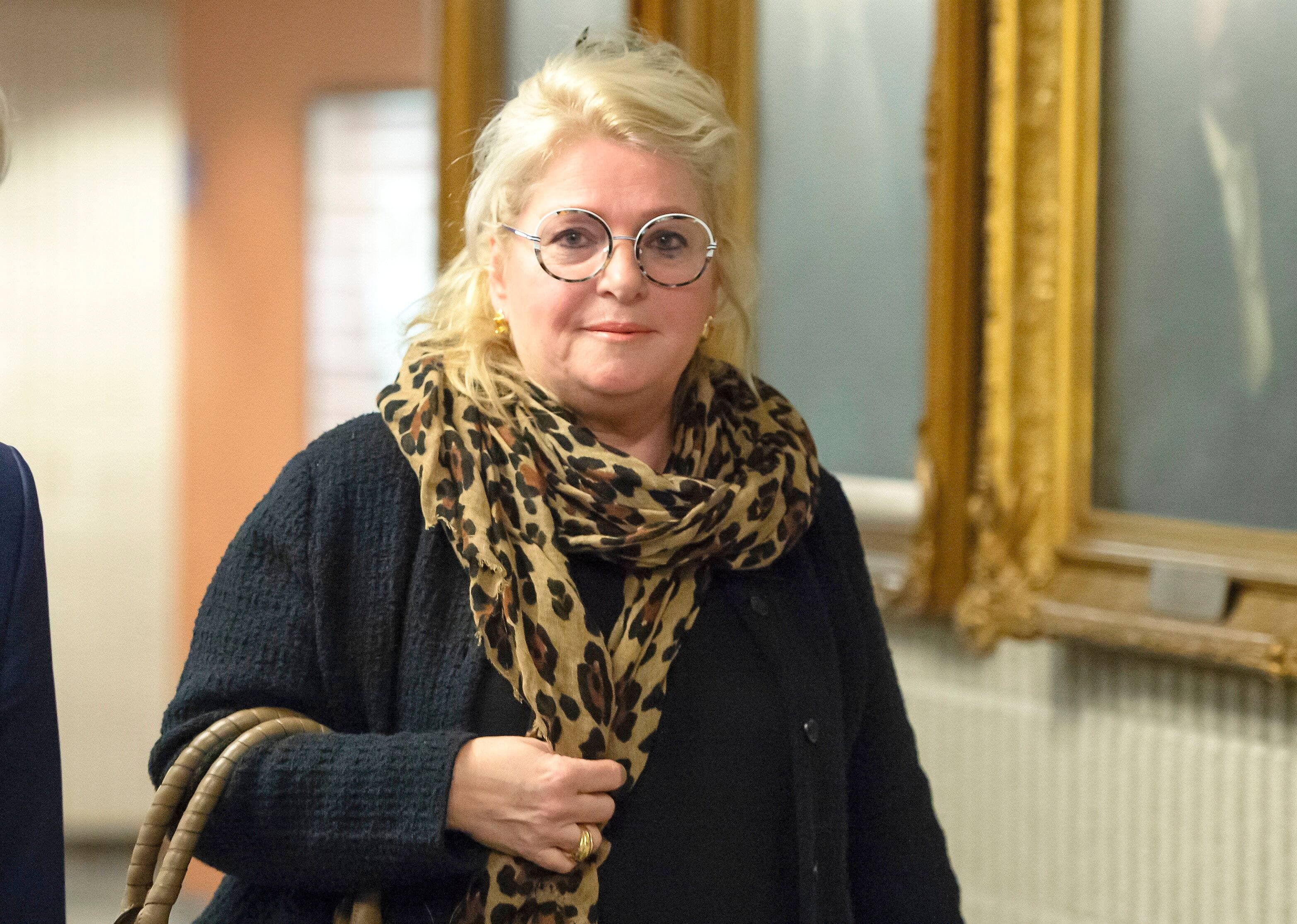 Lucie Rozon mardi matin au palais de justice de Montréal.