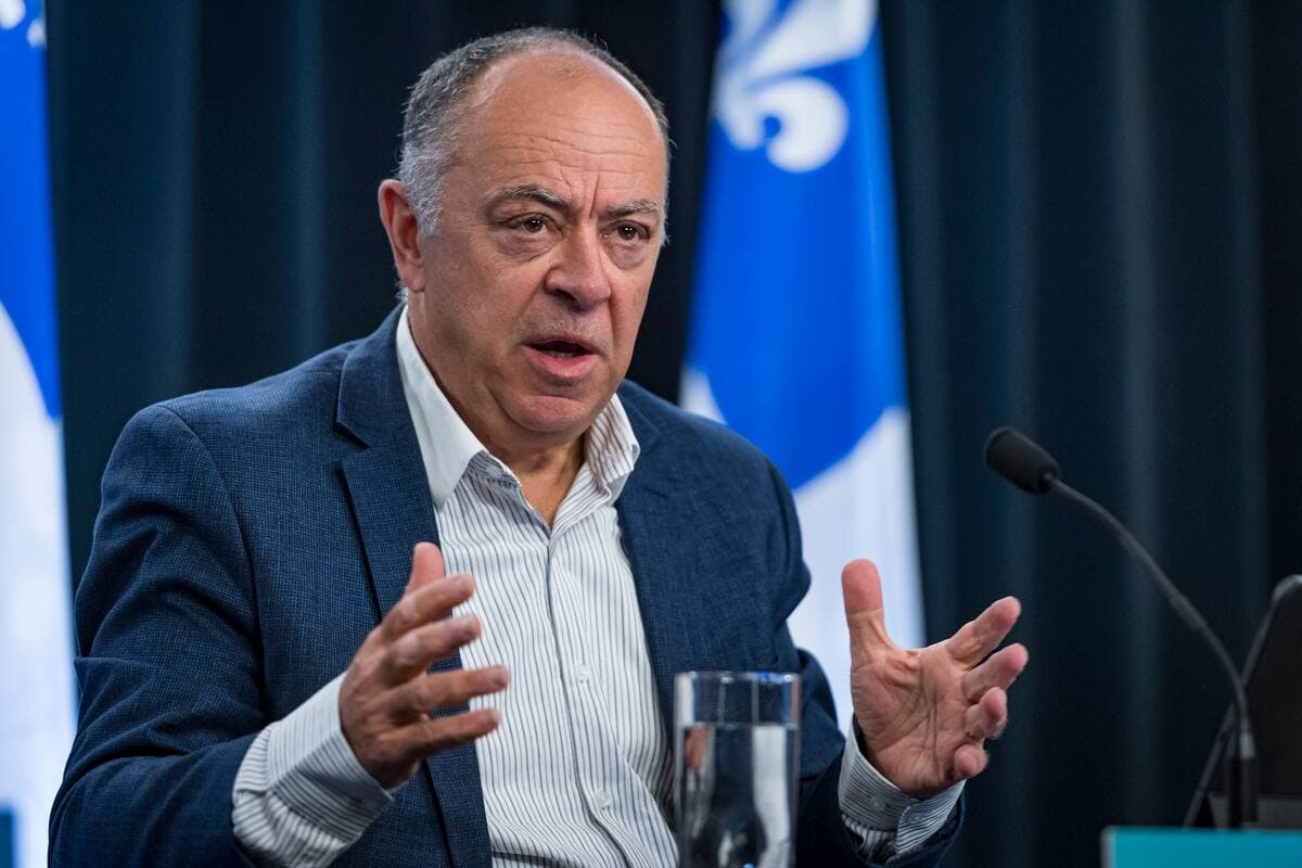 Le ministre de la Santé, Christian Dubé