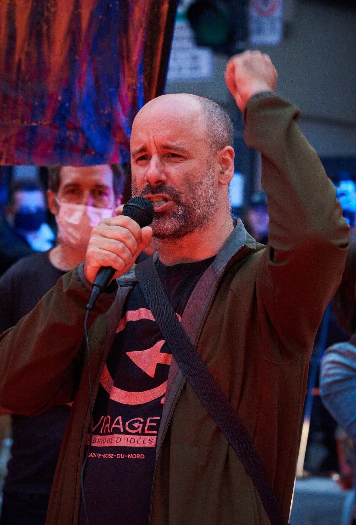 François Geoffroy, porte-parole du collectif Travailleurs et travailleuses pour la justice climatique