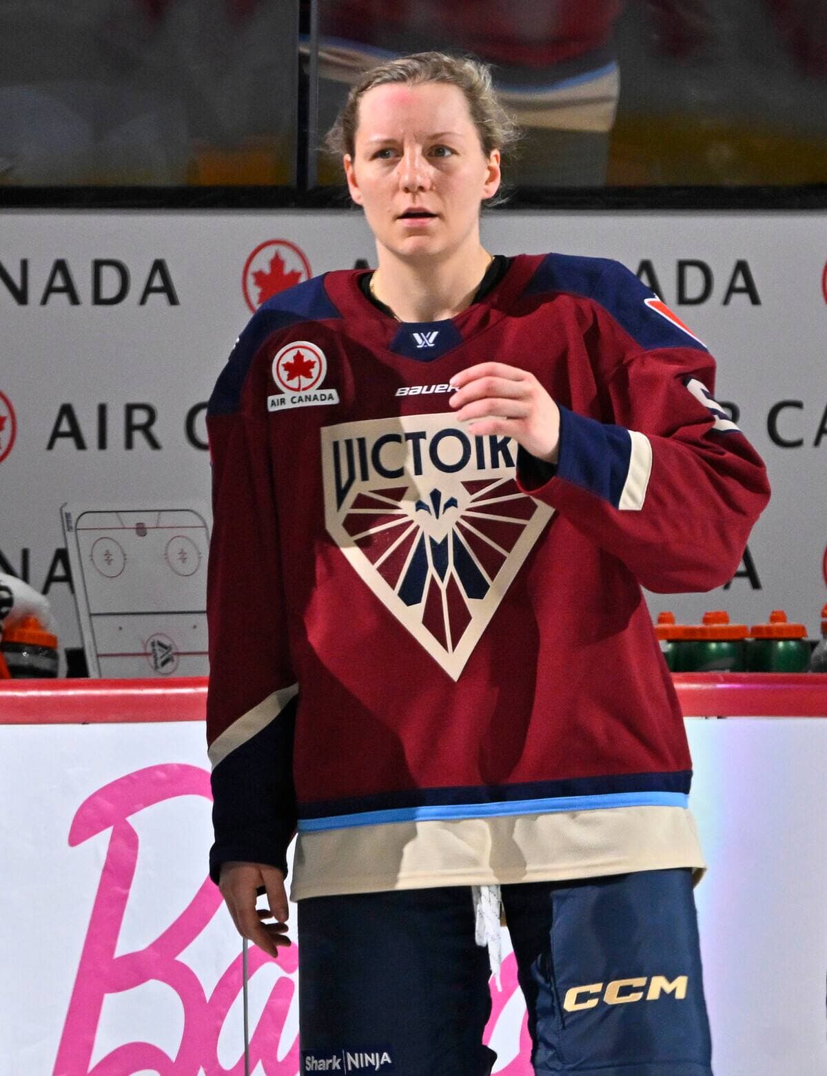 Kati Tabin, défenseure de la Victoire de Montréal, avait été nommée la première étoile du match face au Fleet de Boston, le 1er mars, au Centre Bell.