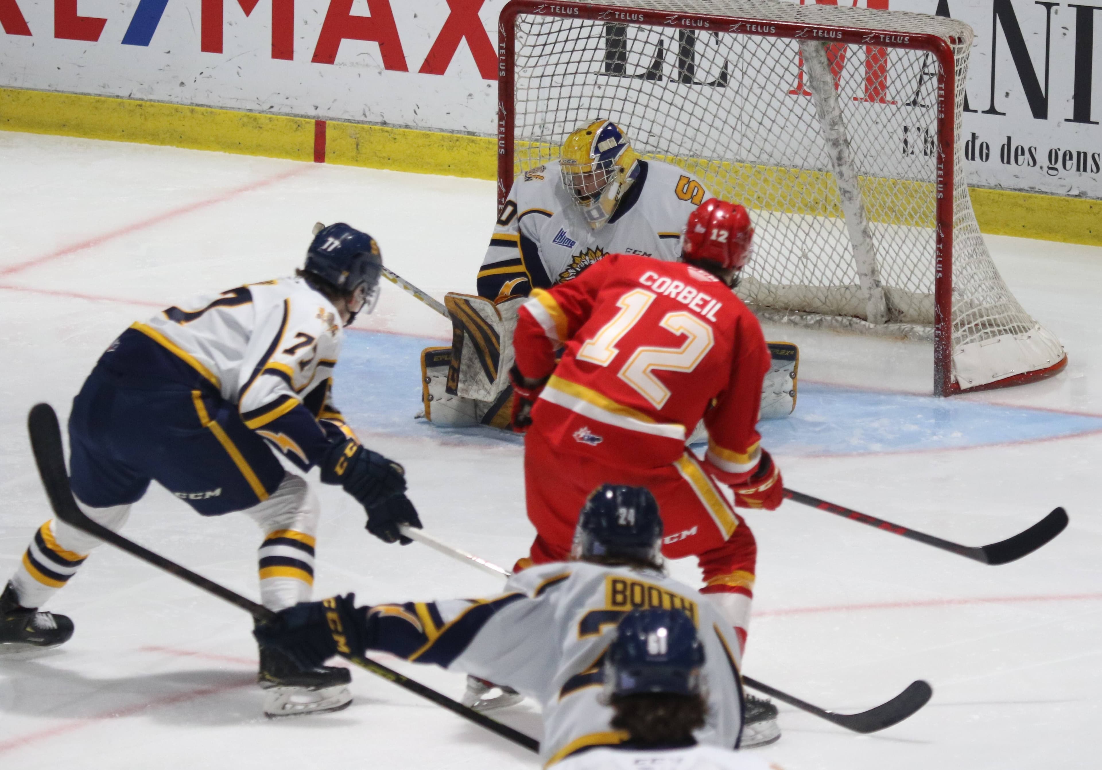 Le Drakkar de Baie-Comeau a été incapable de tromper la vigilance du gardien Antoine Coulombe (26 arrêts) dans la victoire de 1-0 des Cataractes de Shawinigan.