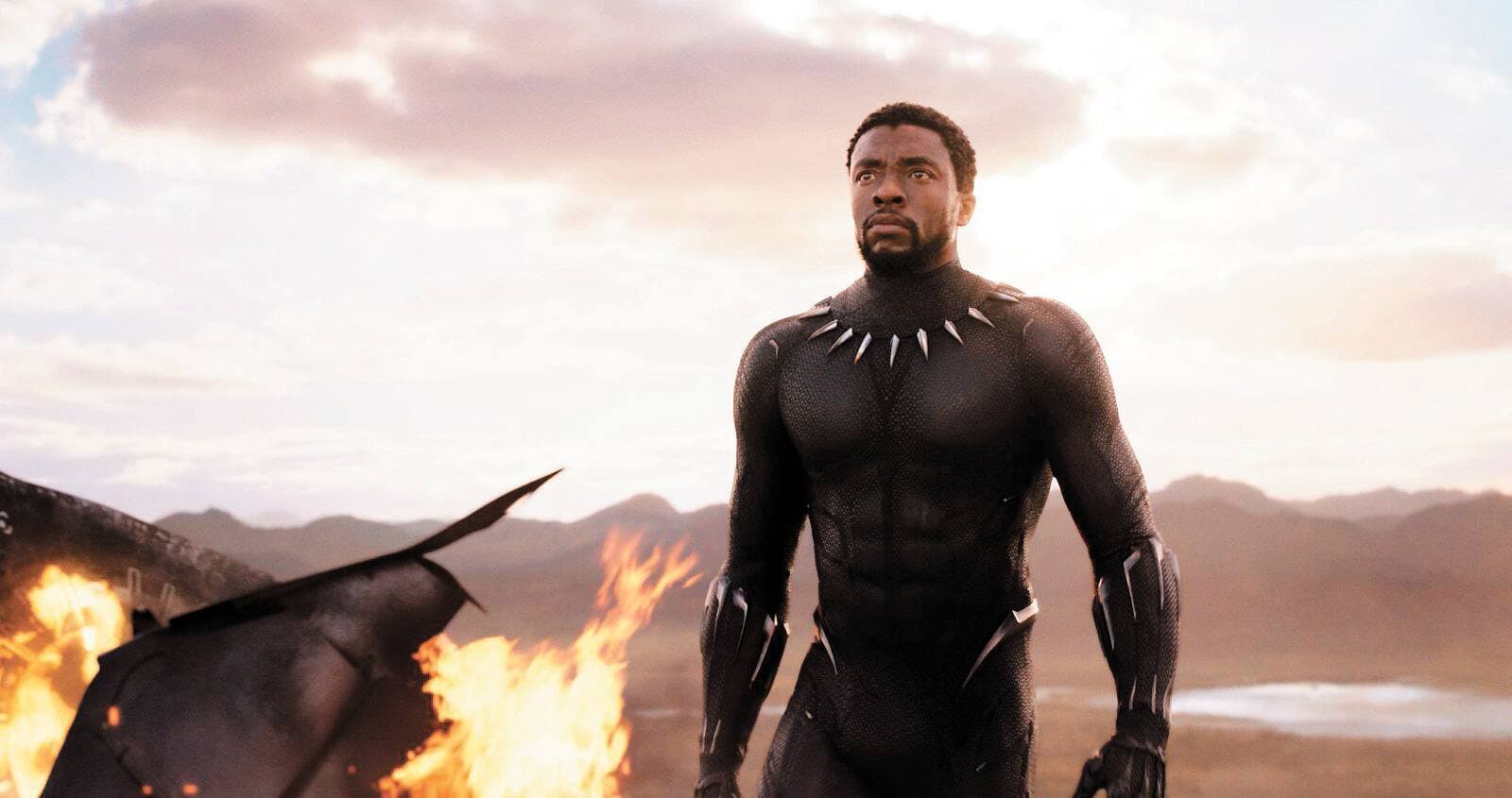 Chadwick Boseman dans Black Panther