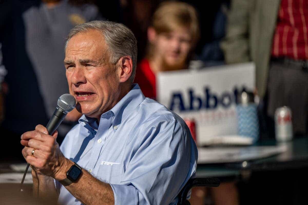 Le gouverneur du Texas, Greg Abbott