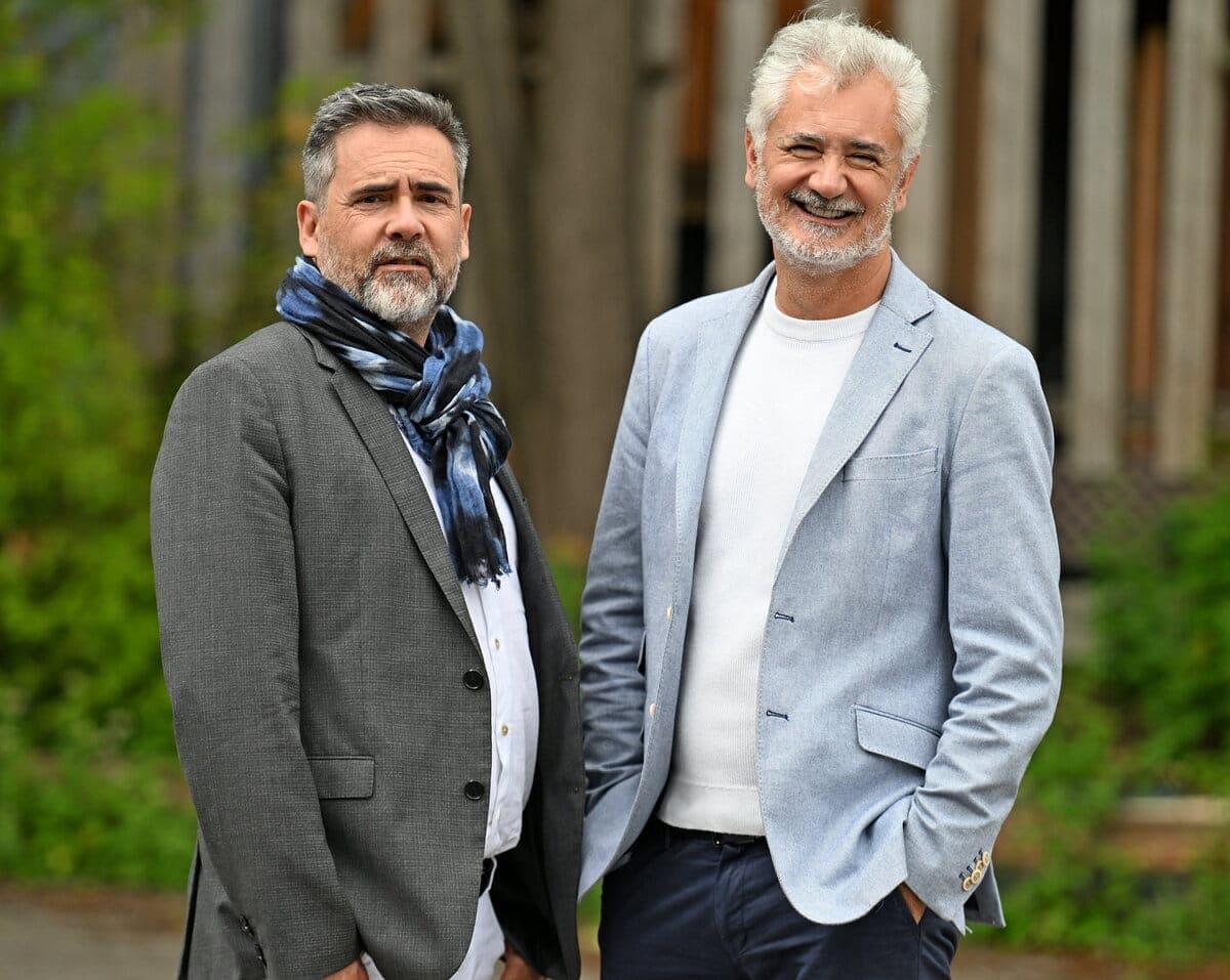 Jacques Ravenne et Éric Giacometti étaient de passage à Québec en juin 2024 pour rencontrer les librairies, les médias et les lecteurs.